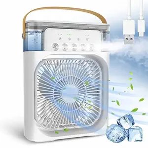 Portable Air Cooler Fan ? 3-in-1 Mini Air Conditioner with Humidifier & Purifier, USB Rechargeable Evaporative Cooler for Home, Office & Travel