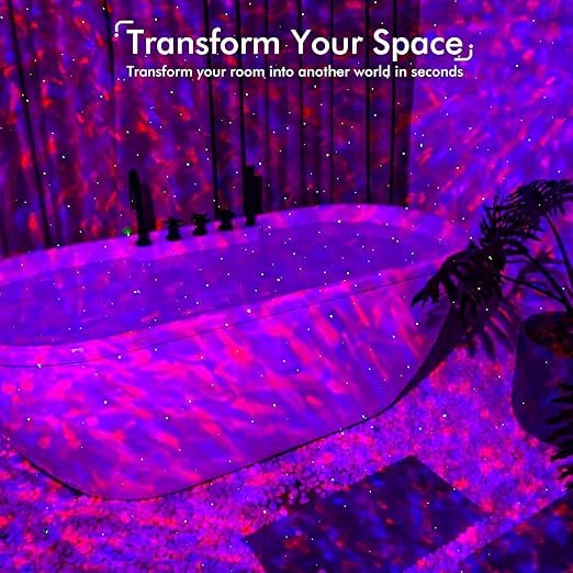 Galaxy Projector Night Light ? Star Nebula Projector with Remote Control & Timer | 360? Rotating Sky Light for Bedroom, Kids Room, Home Decor & Gifts