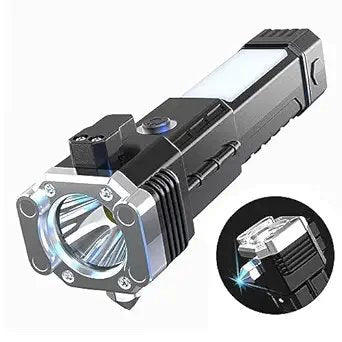 LED 3W Torch Light ? High Power Handheld Flashlight with Long Beam Range | Rechargeable & Portable Emergency Light for Camping, Hiking, Home & Outdoor Use