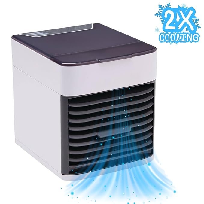 Arctic Cooler Ultra | Portable Personal Air Cooler with Humidifier & 3-Speed Fan | USB Powered Mini Air Conditioner for Home, Office, Desk & Travel Use