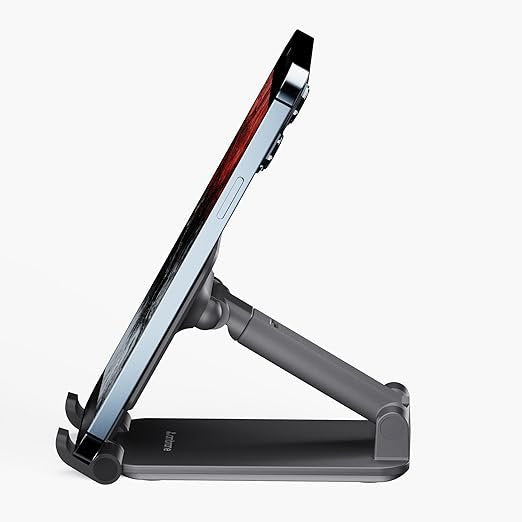 Adjustable Plastic Mobile Stand | Foldable & Lightweight Phone Holder for Desk & Table | Universal Mobile & Tablet Holder with 360? Rotation