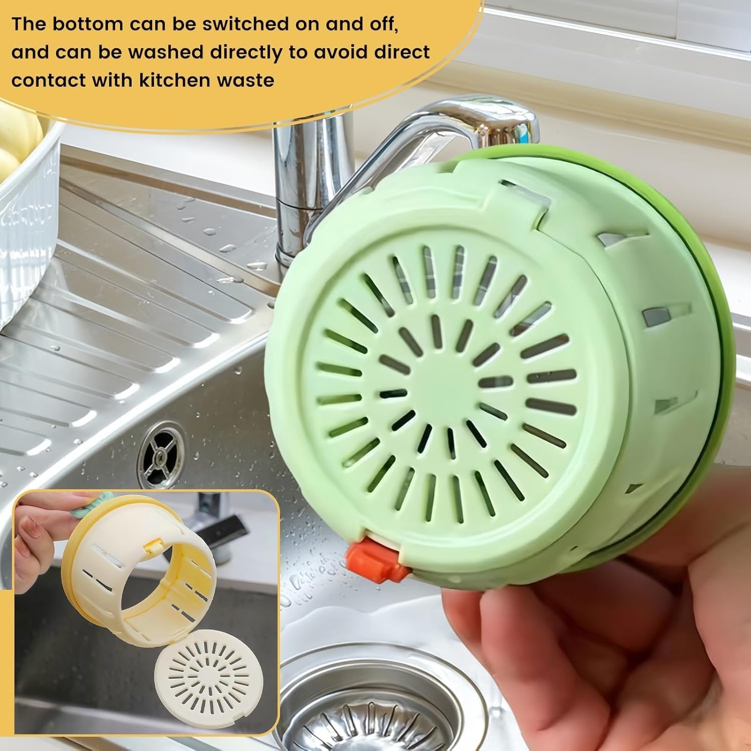 Cactus Kitchen Sink Drain Strainer ? Cute Silicone Sink Filter for Food Waste, Anti-Clog Design with Suction Base, Easy to Clean Sink Stopper for Home Kitchen