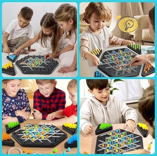 Triangle Chess Game ? Strategic Board Game for Kids & Adults, Compact Travel-Friendly Puzzle Game, Fun Brain Teaser for Family & Party Game Night