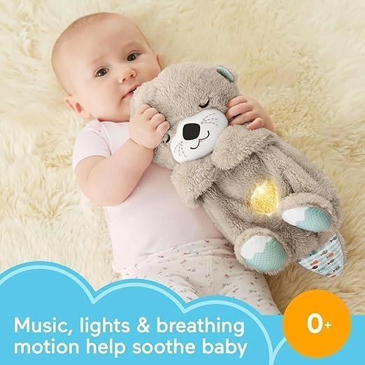 Breathing Teddy Bear Plush Toy ? Soft Sleep Companion with Simulated Breathing Motion, Calming Stuffed Animal for Babies, Kids & Anxiety Relief