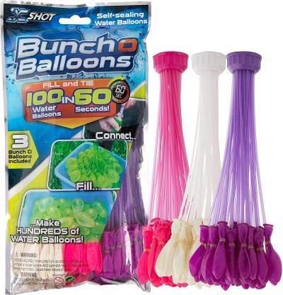 Holi Water Balloons ? Quick Fill Self-Sealing Balloons for Festival Fun | Biodegradable, Colorful Water Balloons for Kids & Adults (Pack of 111)