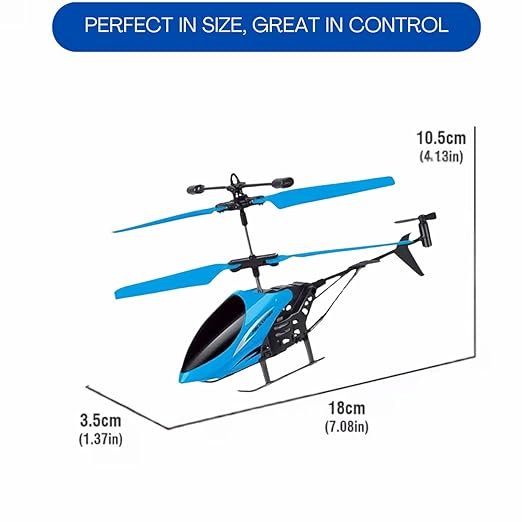 Flying Helicopter Toy with LED Lights ? Infrared Sensor Induction Aircraft for Kids | USB Rechargeable, Hand-Controlled, Auto Take-Off Hover Drone Toy