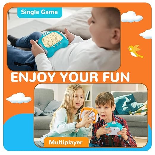 Puzzle Pop Light Up Game ? Electronic Pattern Popping Fidget Toy with LED Lights, 3 Game Modes | Sensory Travel Puzzle for Kids & Adults