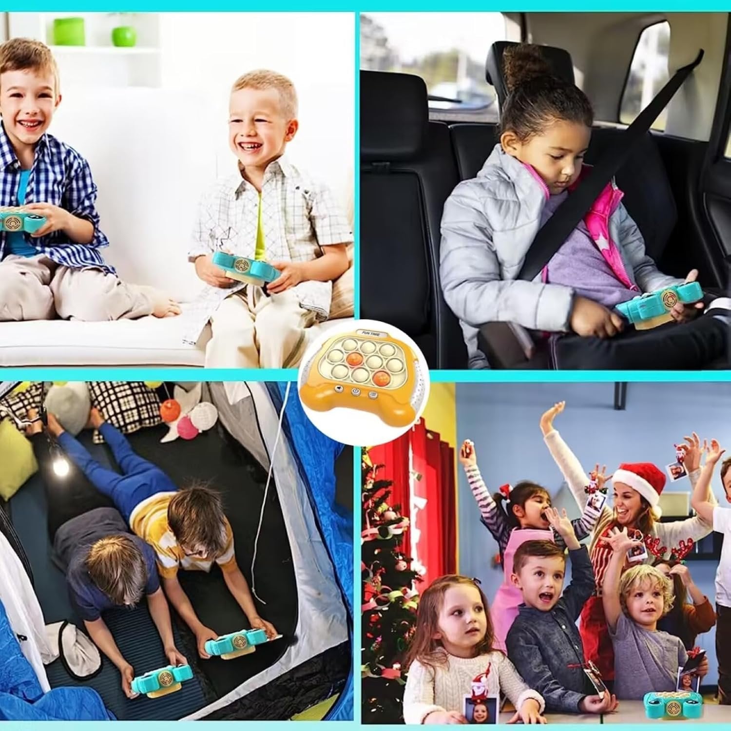 Puzzle Pop Light Up Game ? Electronic Pattern Popping Fidget Toy with LED Lights, 3 Game Modes | Sensory Travel Puzzle for Kids & Adults