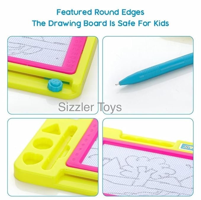 Educational Writing Slate for Kids ? Reusable Double-Sided Learning Board with Alphabets & Numbers | Early Learning Tool for Preschool & Nursery