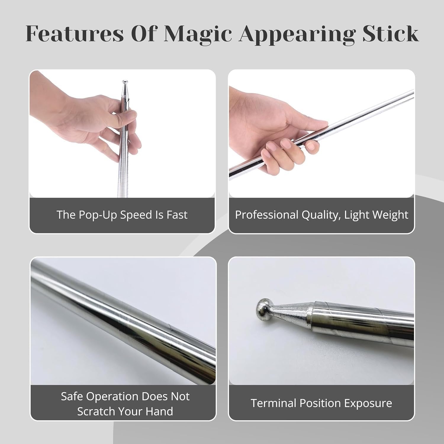 Magic Appearing Stick | Fun DIY Illusion Toy & Magic Trick Prop | Interactive Floating Stick for Kids & Adults