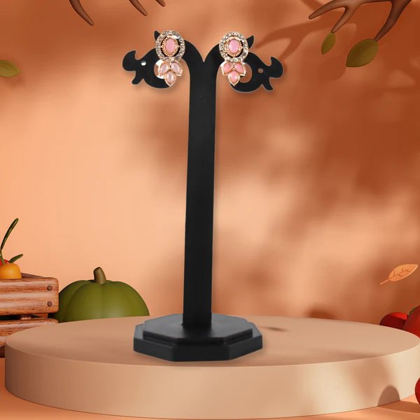 Pink & White Diamond Necklace Set ? Elegant Jewelry with Feminine Colors for Women