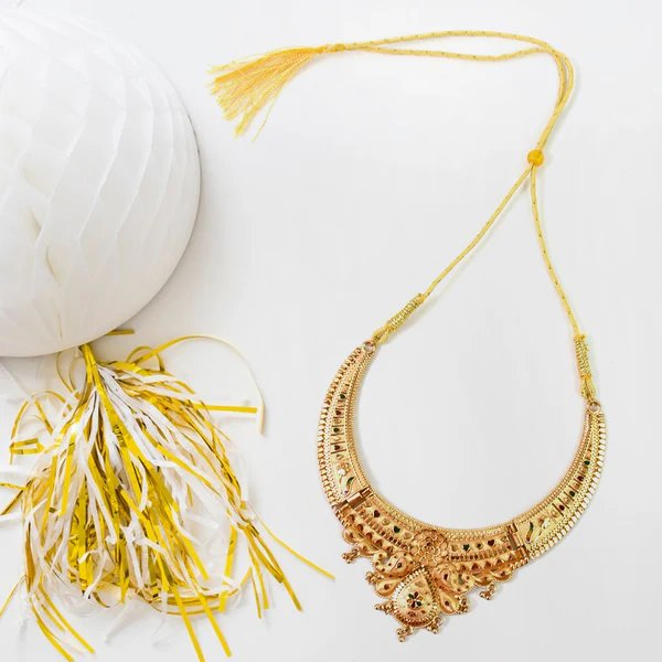 Refined Gold Plated Necklace Set for Women ? Elegant Jewelry for Parties and Celebrations | A Touch of Class