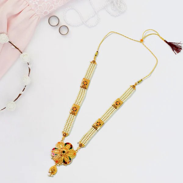 Radiant Moti Pearl Necklace Set ? Elegant Pearl Jewelry for Women, Perfect Gift for Special Occasions