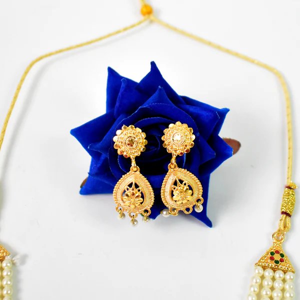 Stunning Moti Pearl Jewelry Set ? Effortless Elegance for Women, Perfect Gift for Weddings & Festive Occasions