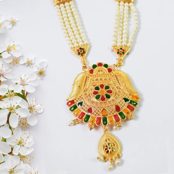 Stunning Moti Pearl Jewelry Set ? Effortless Elegance for Women, Perfect Gift for Weddings & Festive Occasions