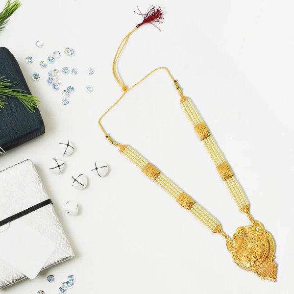 Moti Necklace Set ? The Perfect Pearl Ensemble for Elegant Women, Ideal Gift for Weddings & Celebrations