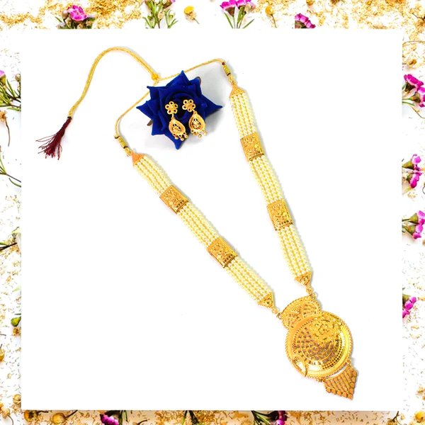 Moti Pearl Necklace Set ? Radiance and Style Combined for Women, Perfect for Festive Occasions