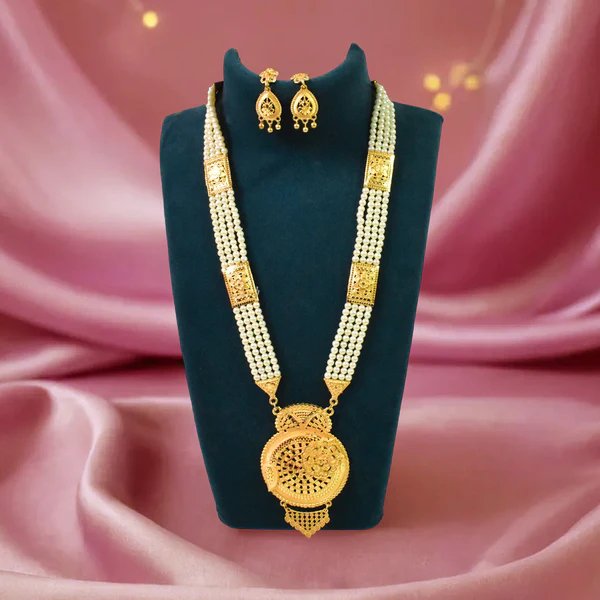 Moti Pearl Necklace Set ? Radiance and Style Combined for Women, Perfect for Festive Occasions
