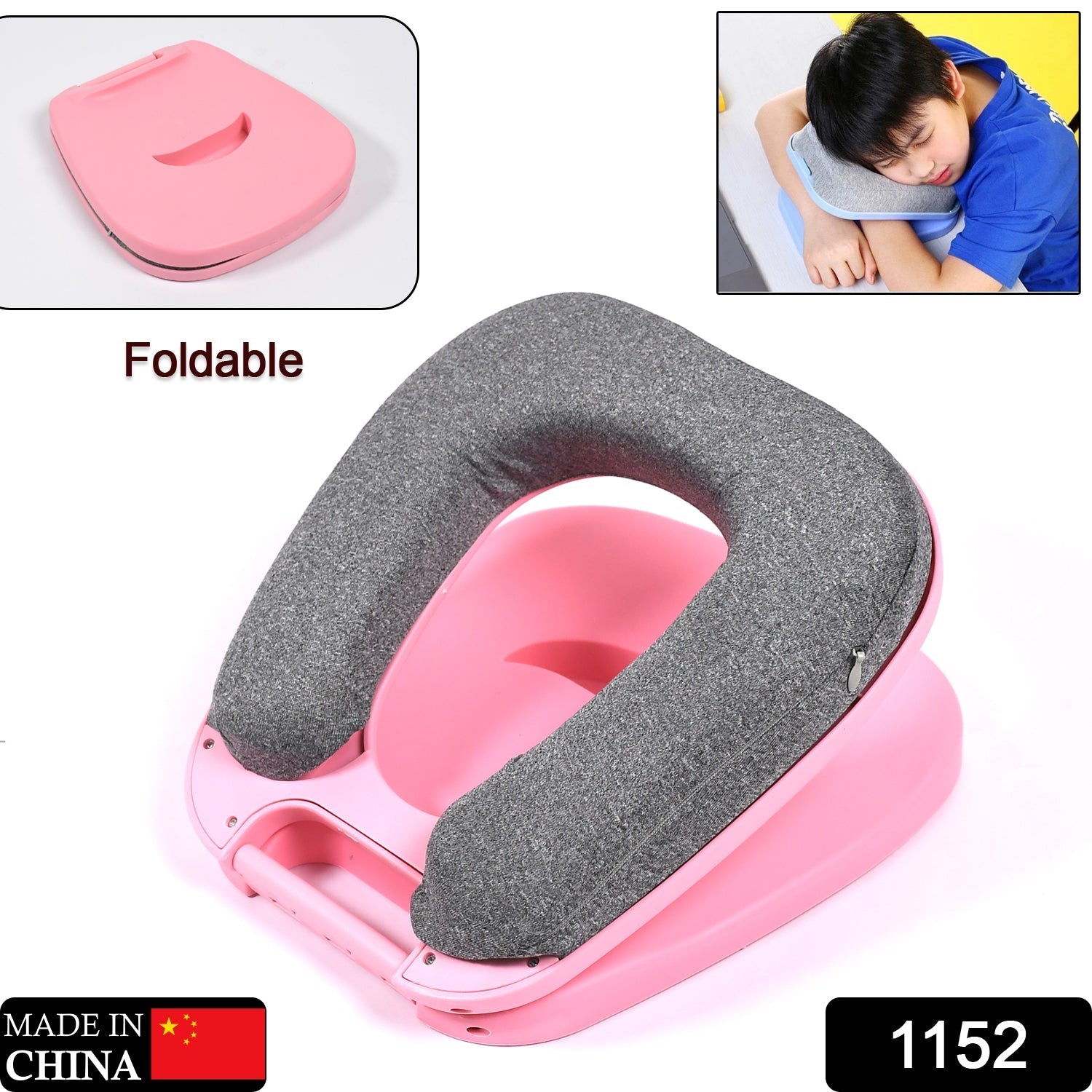 1152 Office Desk Pillow Foldable School Desk Pillow For Office Workers and Home Table DeoDap