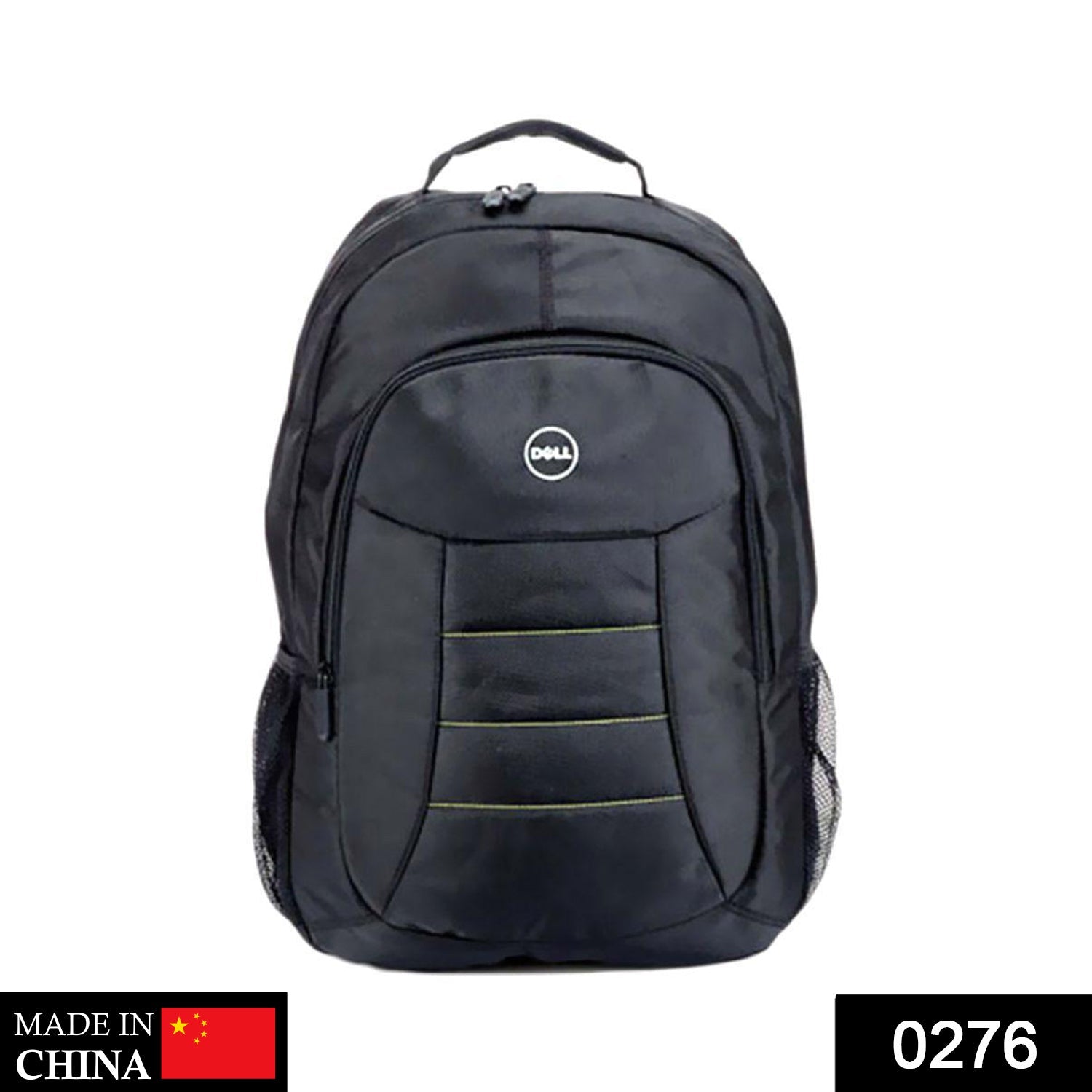 0276 Polyester Black Laptop Bag 