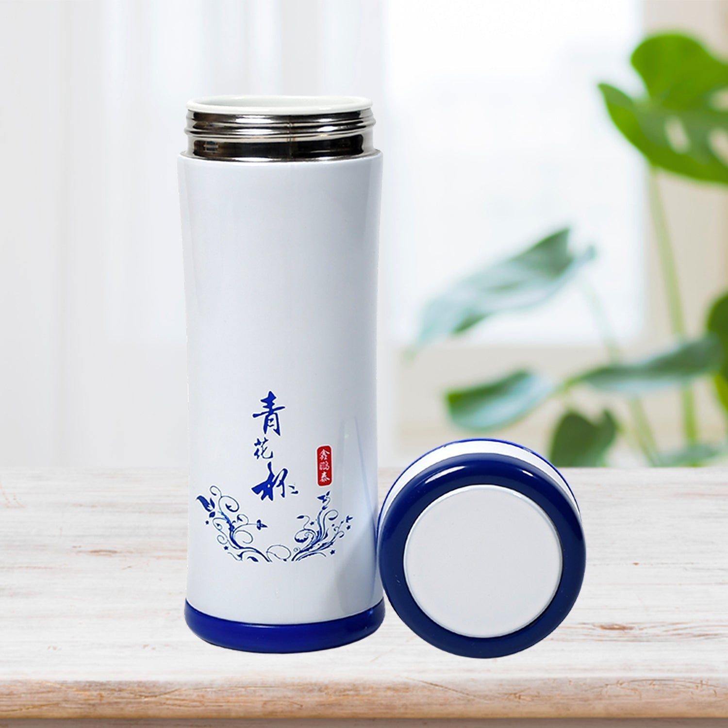 7145 Stainless Steel Thermos Water Bottle | 24 Hours Hot and Cold | Easy to Carry | Rust & Leak Proof | Tea | Coffee | Office| Gym | Home | Kitchen DeoDap