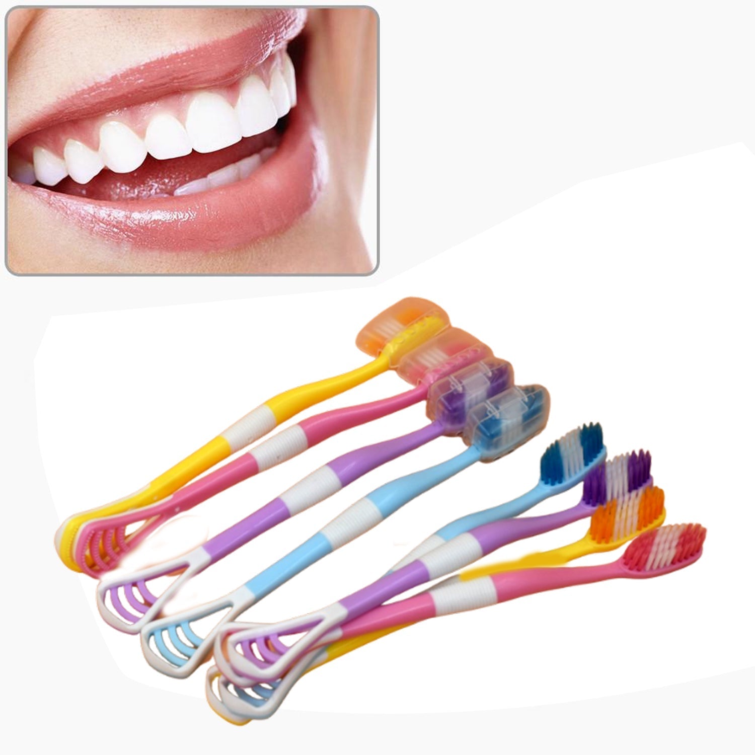 6150 8 Pc 2 in 1 Toothbrush Case widely used in all types of bathroom places for holding and storing toothbrushes and toothpastes of all types of family members etc. DeoDap