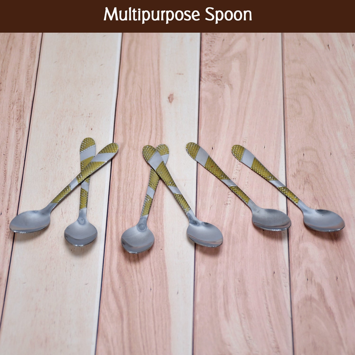 2360 Stainless Steel Spoons Set of 6pc Small Spoons. Tiny Spoons for Coffee, Tea, Sugar, & Spices. 