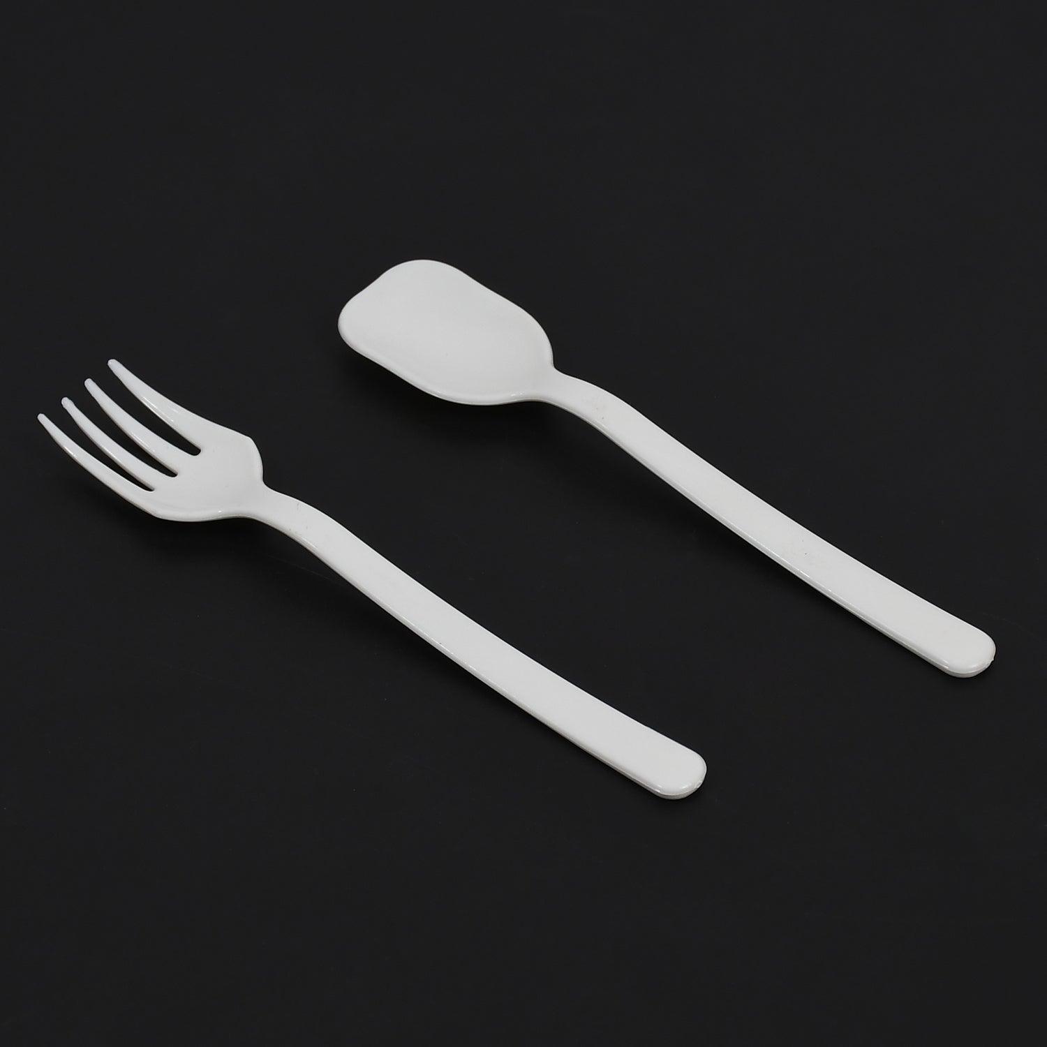 5239 Plastic Forks & spoon Cutlery-Utensils, Parties, Dinners, Catering Services, Family Gatherings ( pack of 2) DeoDap
