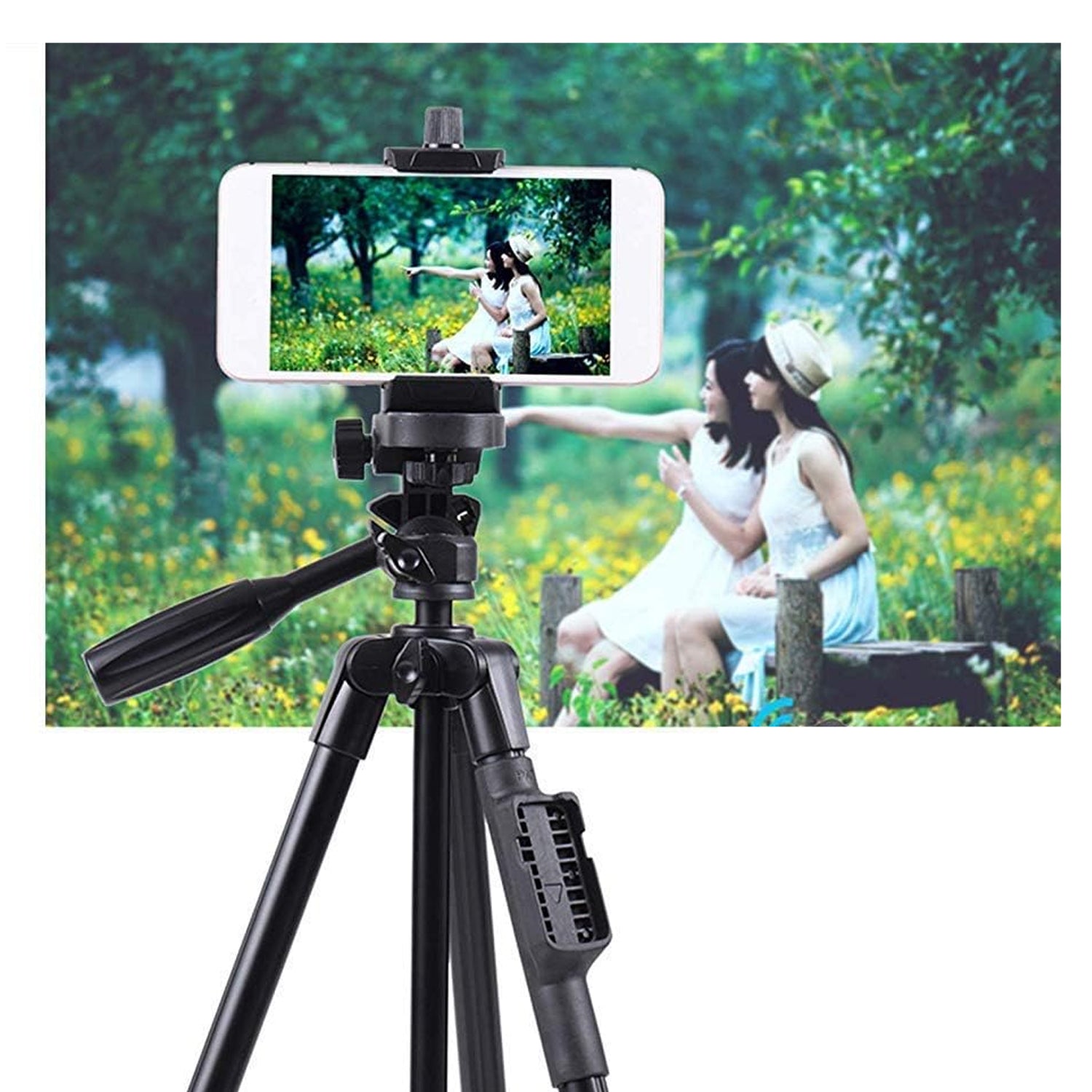 1466 Aluminum Alloy Tripod 3120A Stand Holder for Mobile Phones & Camera Tripod Kit DeoDap