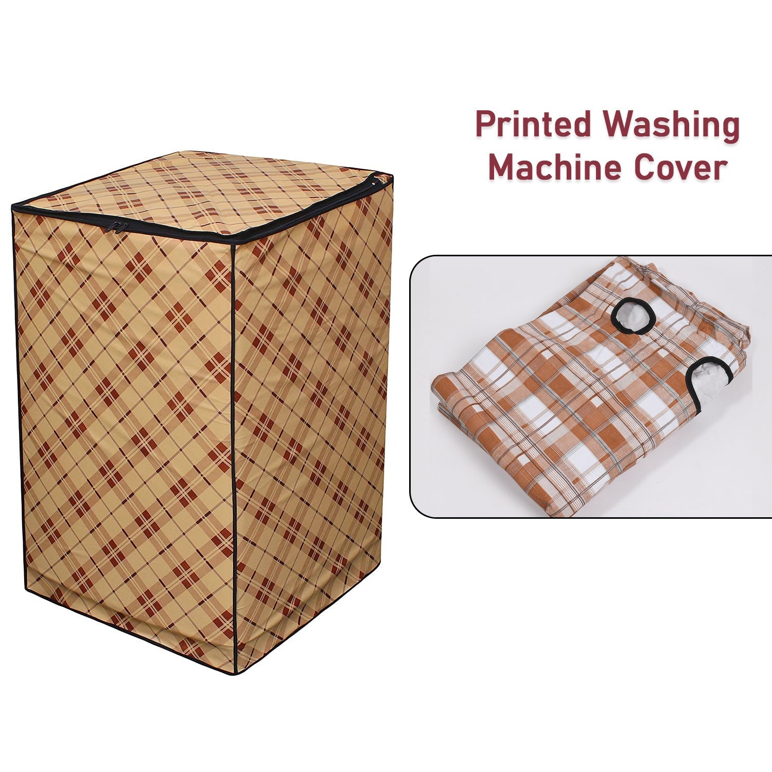 6299a Waterproof Protective Waterproof and Dustproof (Top Load) Washing Machine Cover for Fully Automatic  (size : 80x60x60 Cm) DeoDap