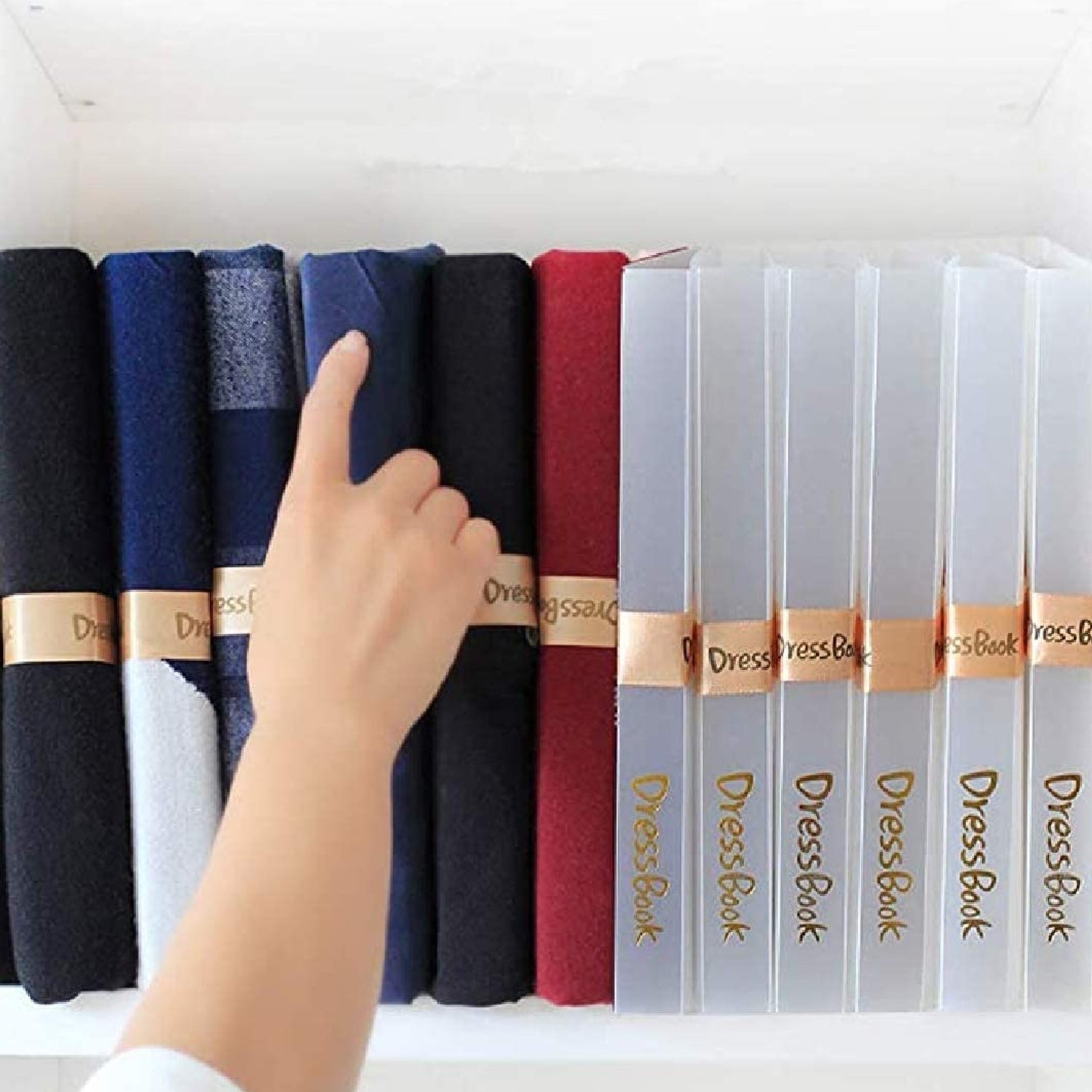 4026A DressBook Foldable Clothes T-Shirt Closet Organizer FOLDING BOARD CLOTHES FOLDER STORAGE ORGANIZER ( 10 PCS ) DeoDap