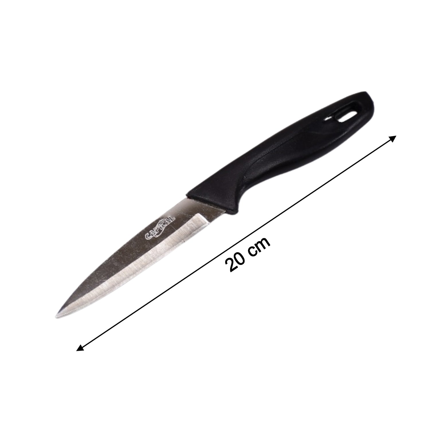 2395 Stainless Steel knife and Kitchen Knife with Black Grip Handle (20 Cm) 