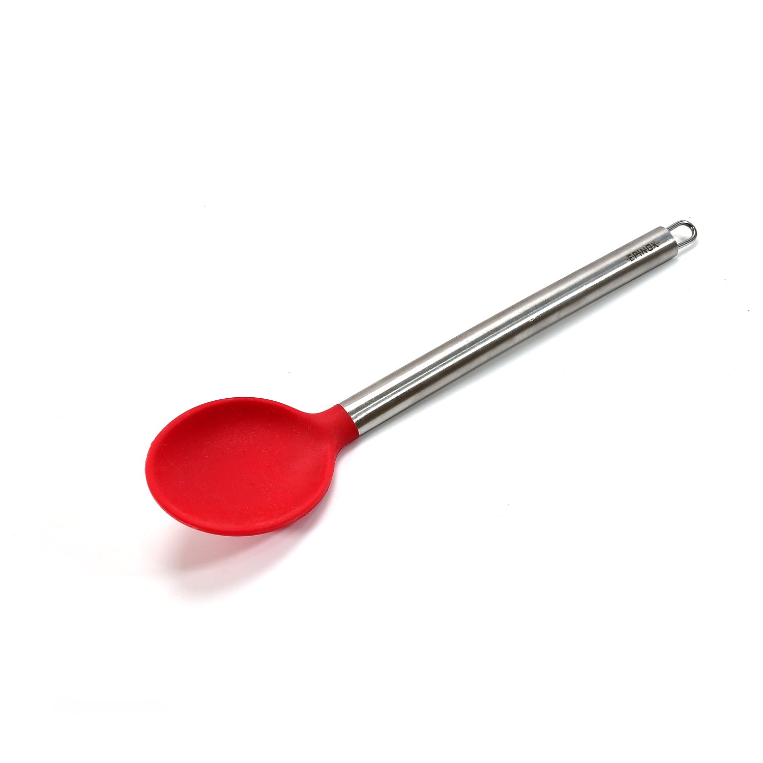 2899 Silicone Serving Spoon with Heat Resistant Silicone Covering Head and Stay-Cool Stainless Steel Handle DeoDap