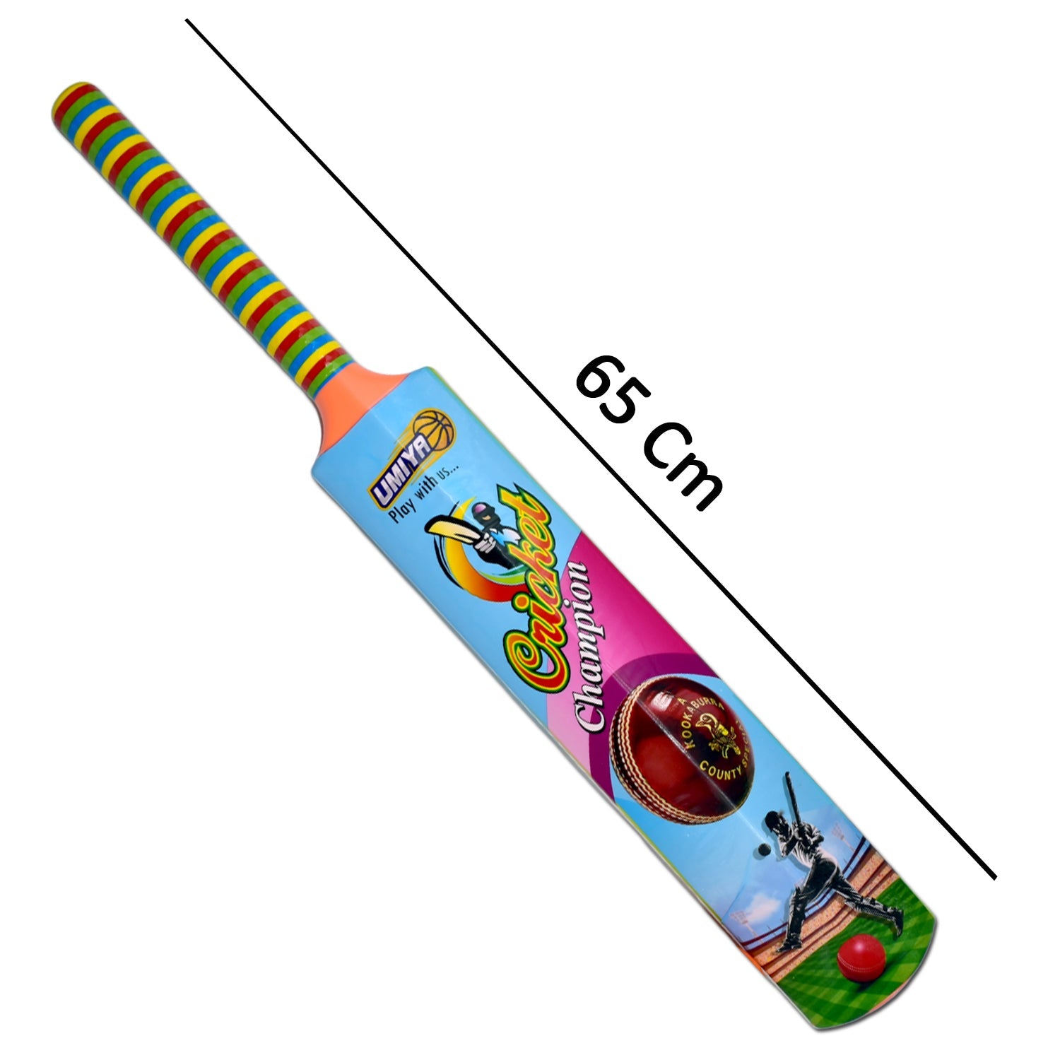 8001 Plastic Cricket Bat and Ball Toy for Kids, Bat Ball Set for Boys and Girls 