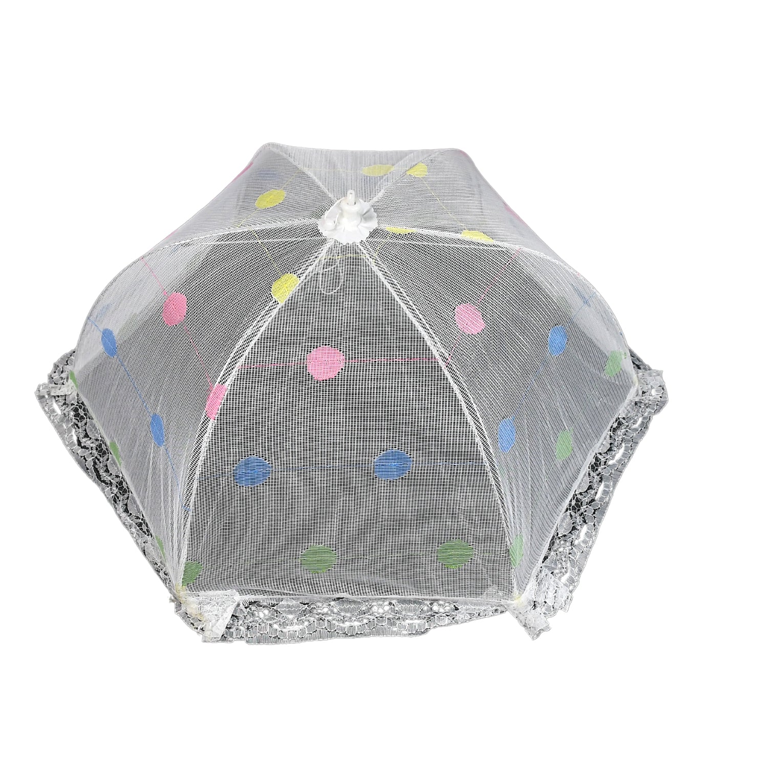 7179 UMBRELLA FOOD COVERS MESH NET KITCHEN UMBRELLA PRACTICAL HOME USING FOOD COVER DeoDap