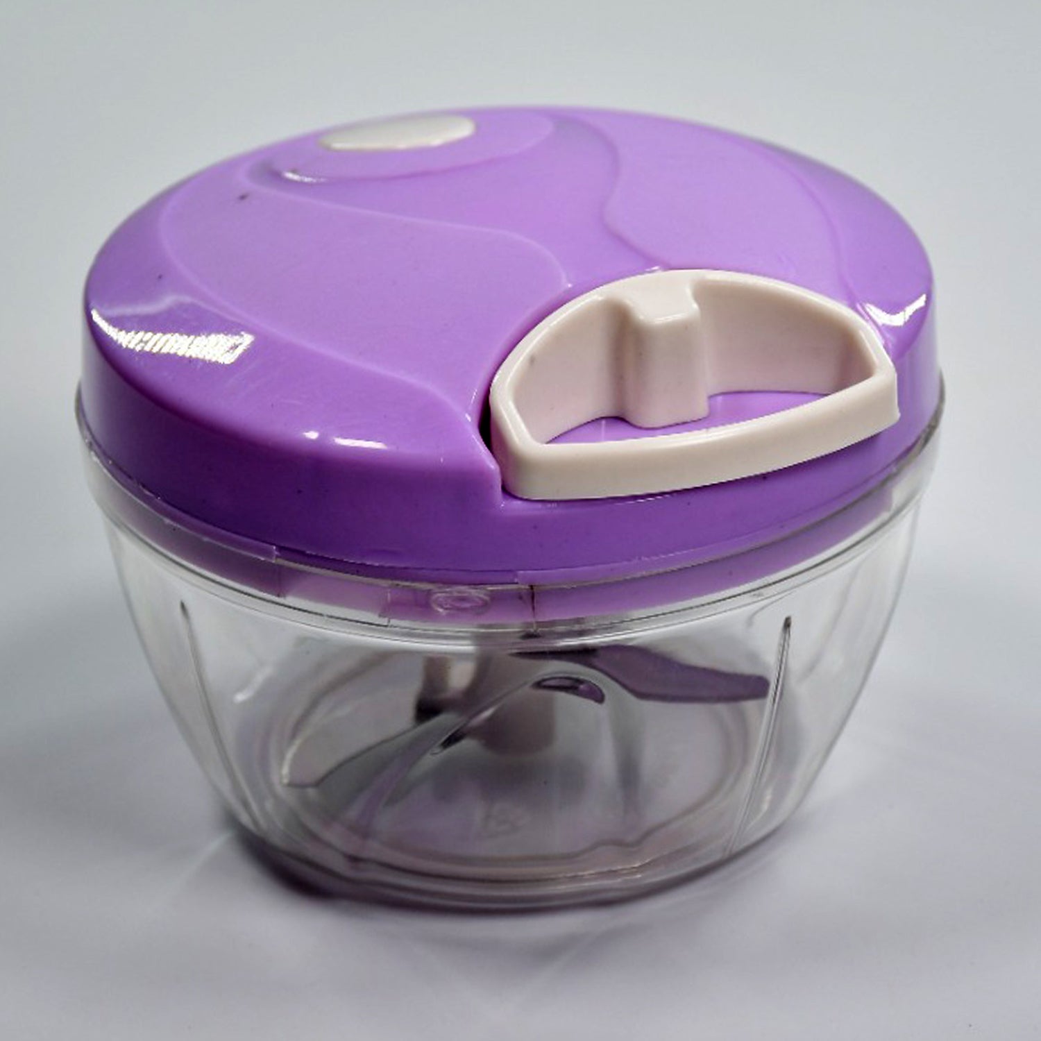 2945 3 BLADE MANUAL FOOD CHOPPER, COMPACT & POWERFUL HAND HELD VEGETABLE CHOPPER. 