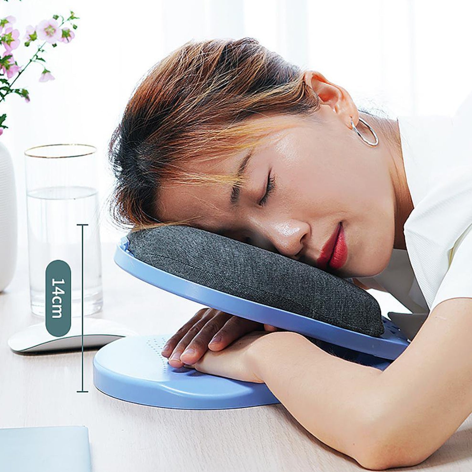 1152 Office Desk Pillow Foldable School Desk Pillow For Office Workers and Home Table DeoDap