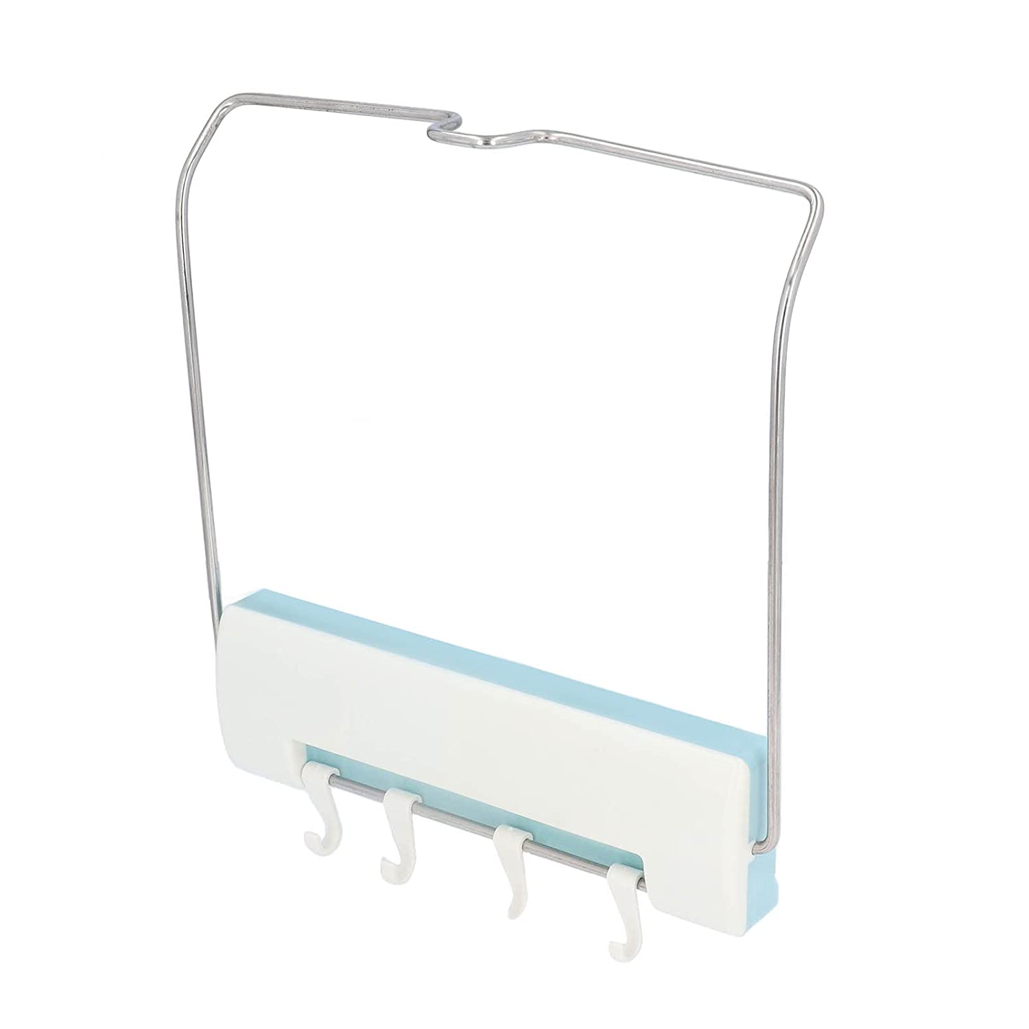 7660A Wall Mounted Foldable Wash Basin Storage Rack Shelf Holder Self Adhesive with sticker DeoDap