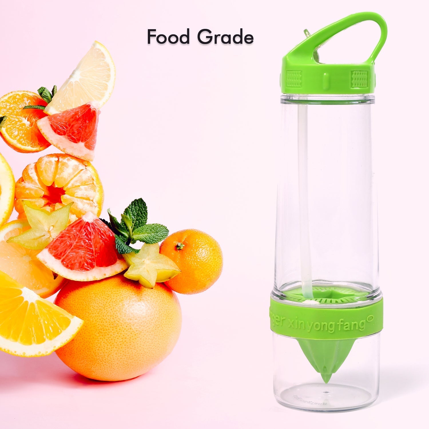 2474 Citrus Zinger Sports Bottle with Juice Maker Infuser Bottle DeoDap