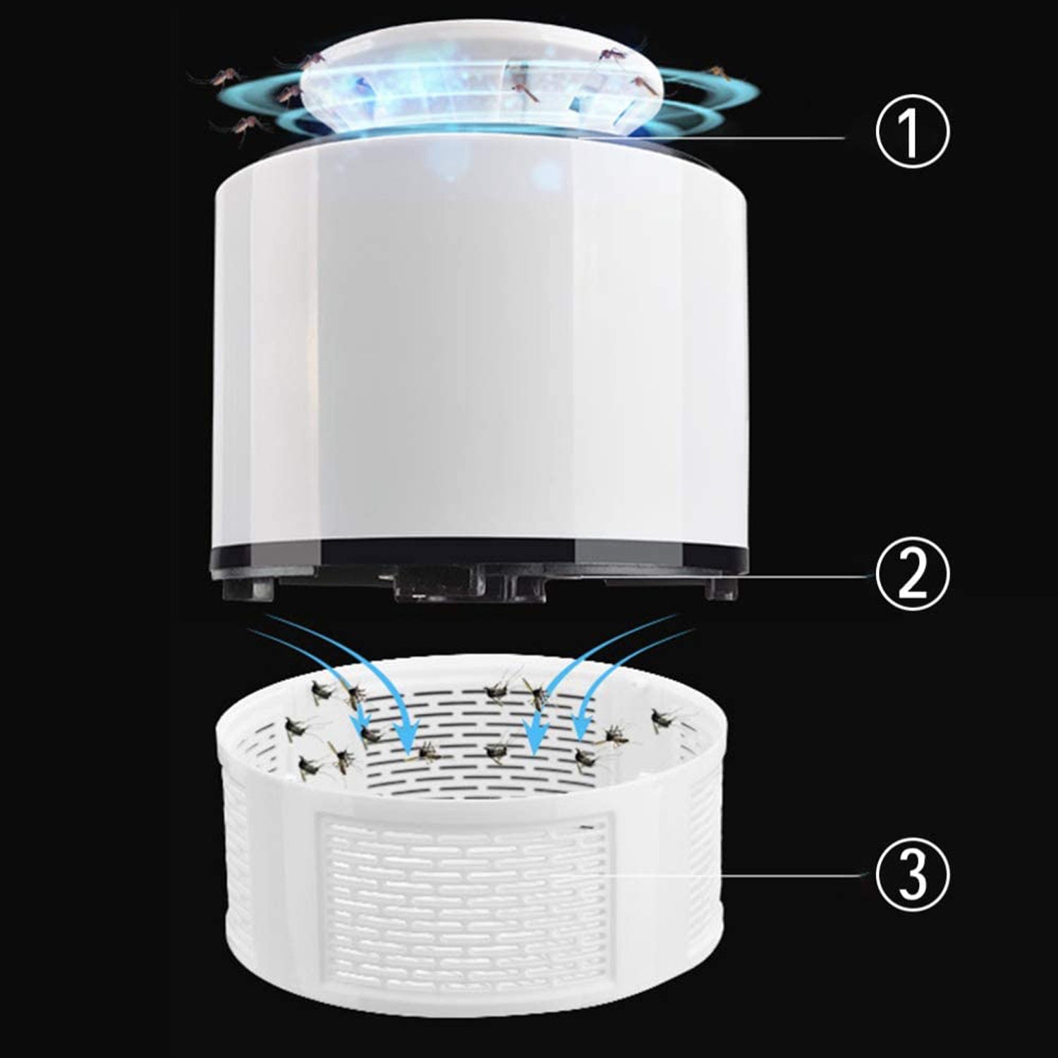 1219A Mosquito Killer Machine Mosquito Killer Trap Lamp Mosquito Killer lamp for Home Electronic Fly Inhaler Mosquito Killer Lamp DeoDap