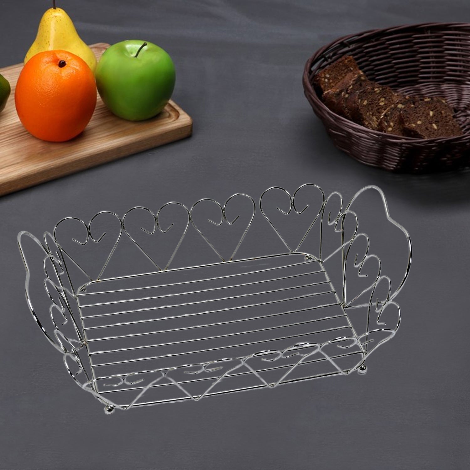 5133 Fruit Bowl Basket Tray Holder For Home & Kitchen Use ( 1 pcs ) DeoDap