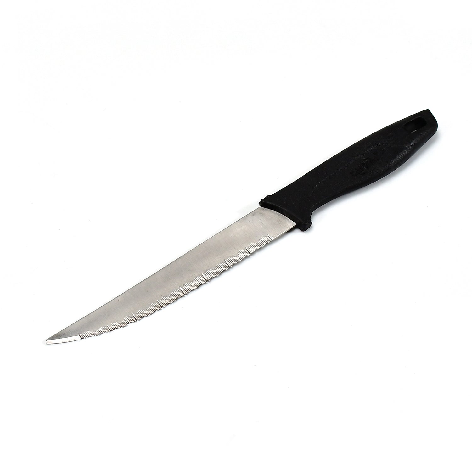 2373 Stainless Steel knife and Kitchen Knife with Black Grip Handle. 