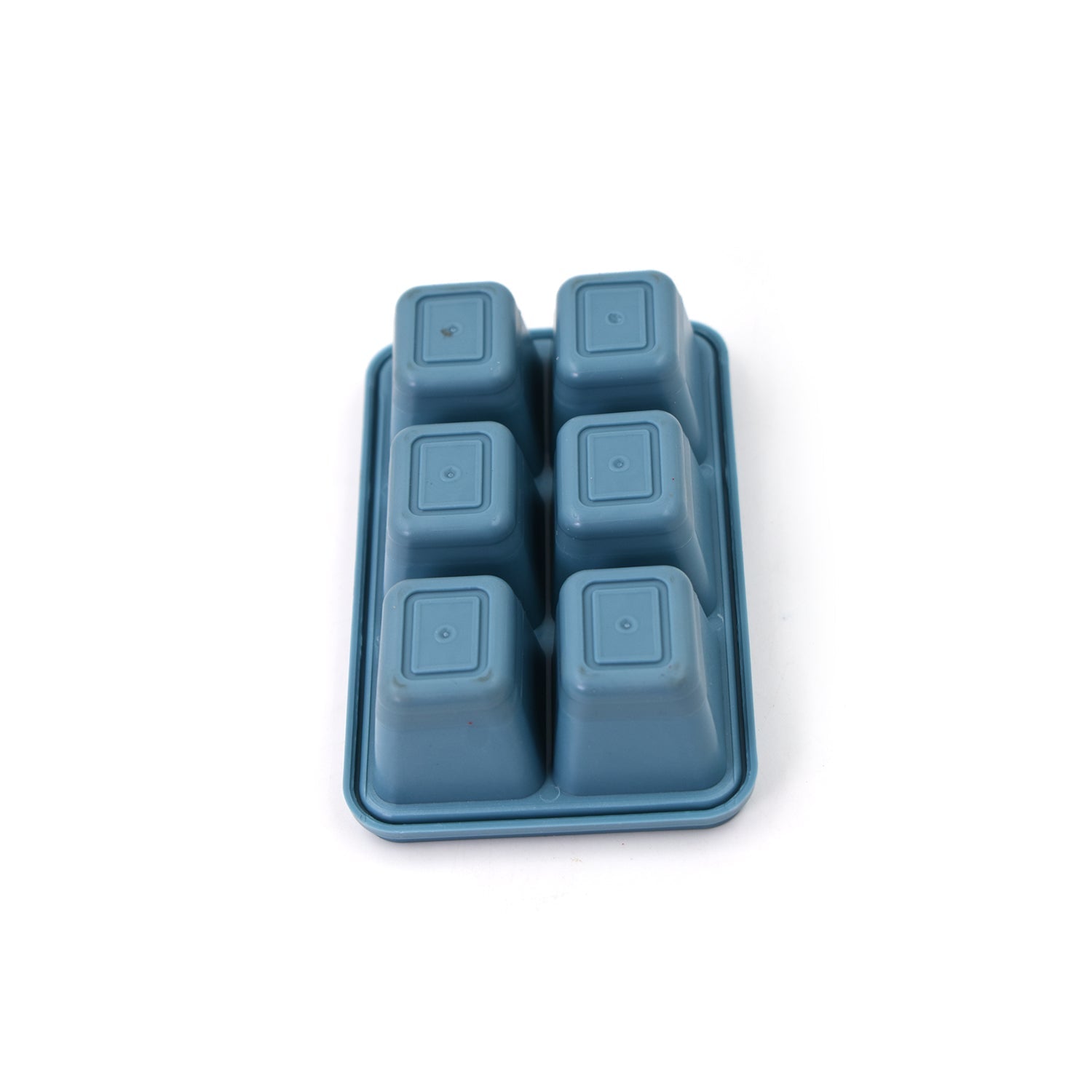 4741 6 Grid Silicone Ice Tray used in all kinds of places like household kitchens for making ice from water and various things and all. 