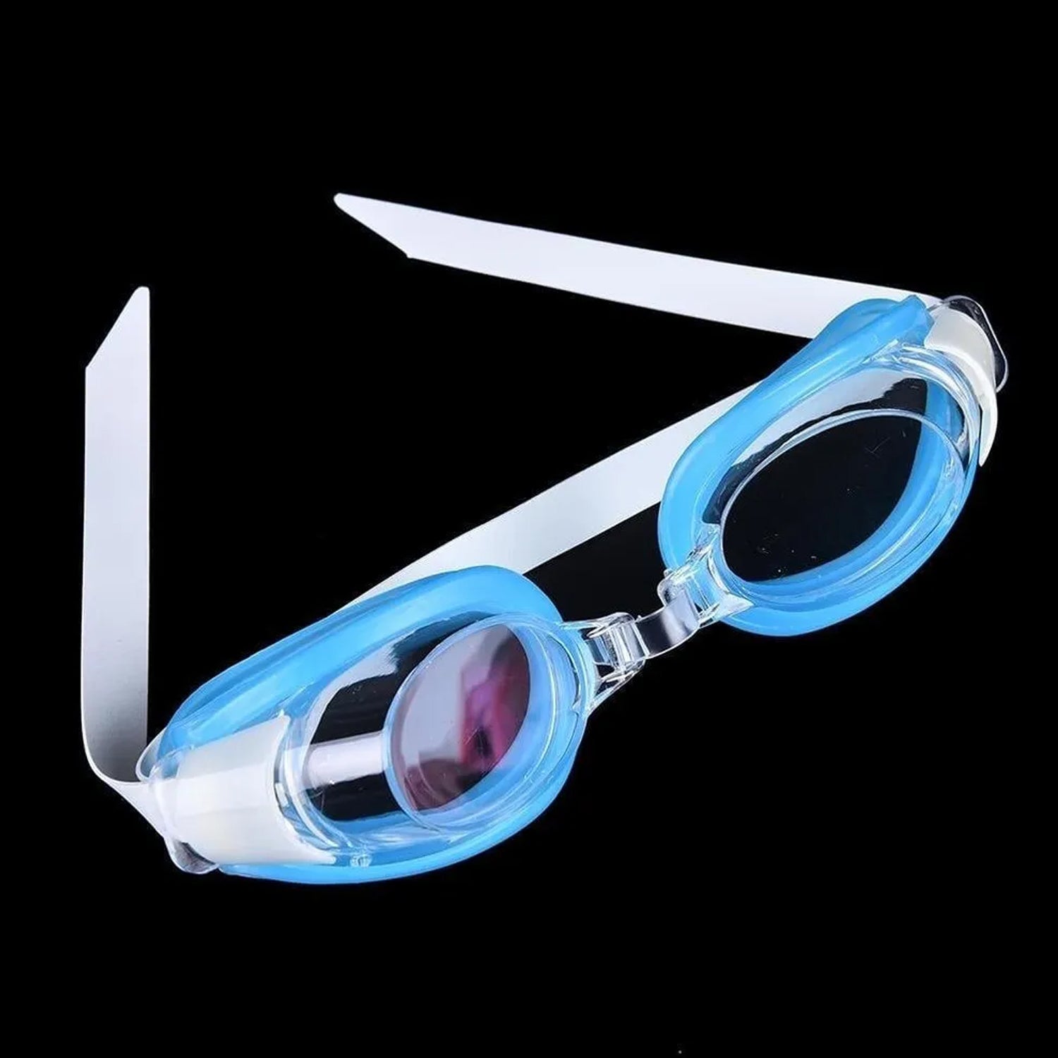 0399A SWIMMING GOGGLES WITH ADJUSTABLE CLEAR VISION ANTI-FOG WATERPROOF SWIMMING GOGGLES DeoDap