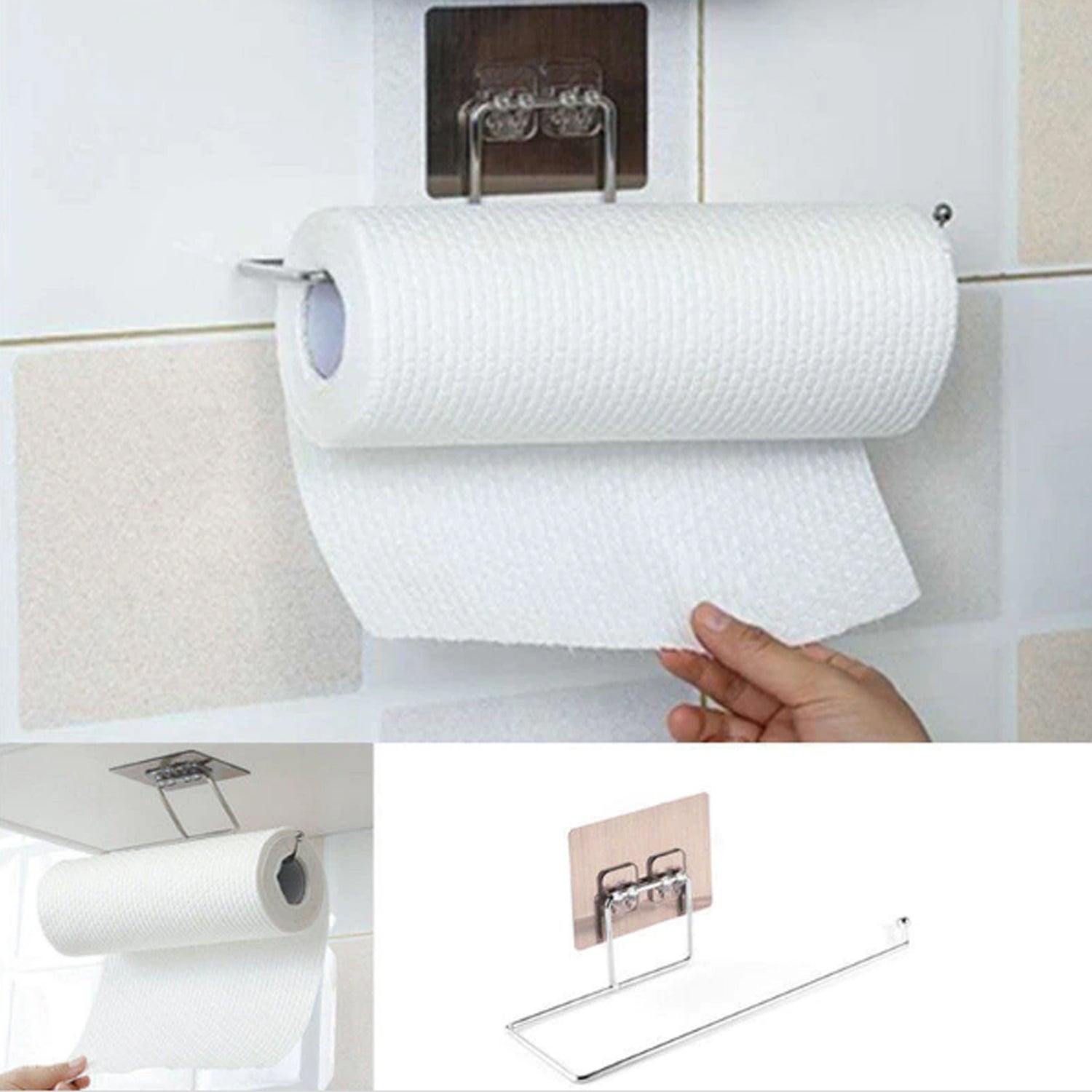 9025 2 Pc Bath Tissue Holder used in all kinds of household and official bathroom purposes by all types of people for holding tissue in bathrooms. DeoDap