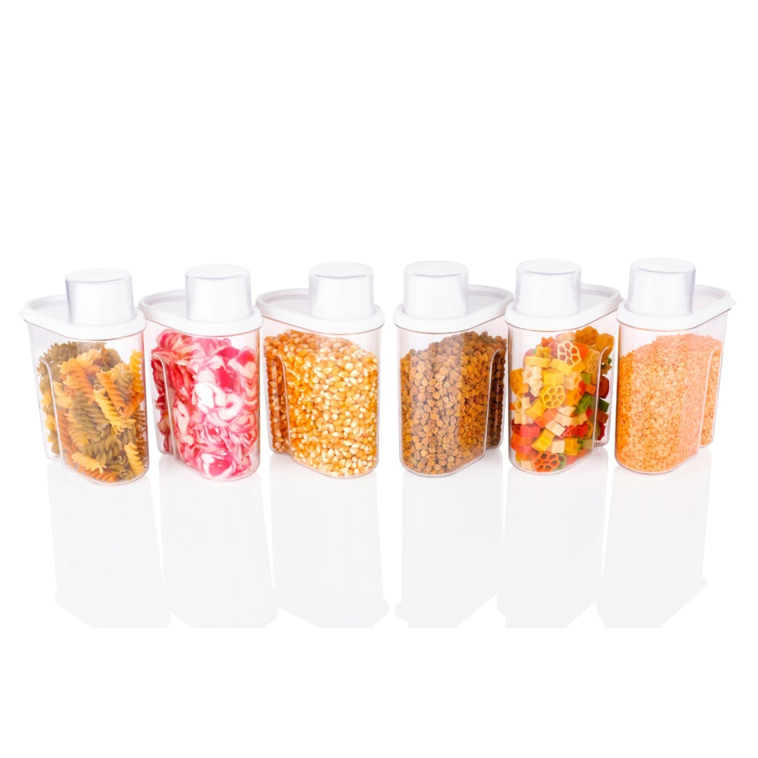 2760 3 Pc Cereal Dispenser 750 ML For Storing And Serving Of Cereal And All Stuffs. 