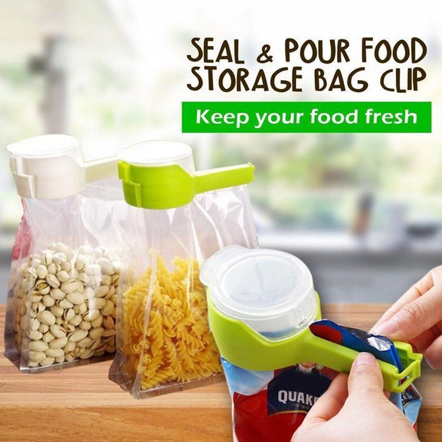 2498l Portable Seal Pour Food Storage Bag (loose) DeoDap