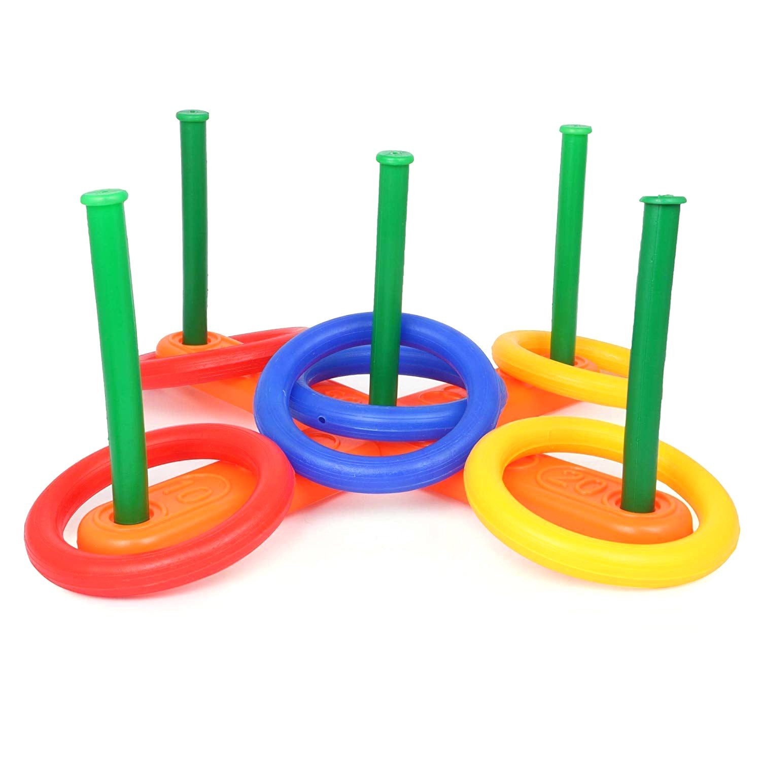 8078 13 Pc Ring Toss Game widely used by children’s and kids for playing and enjoying purposes and all in all kinds of household and official places etc. DeoDap