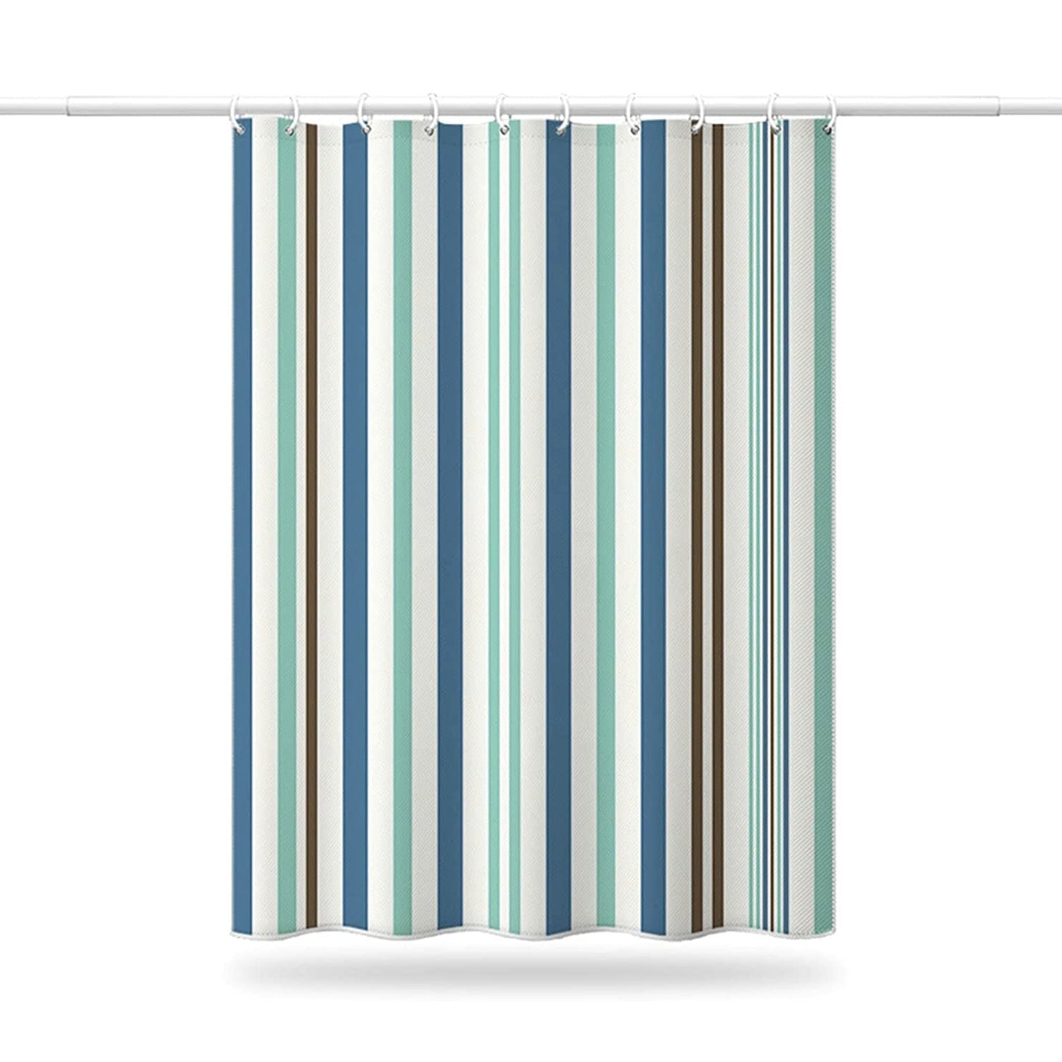 6718 Bright Vertical Stripes in The Shower Curtain (180x220cm) DeoDap