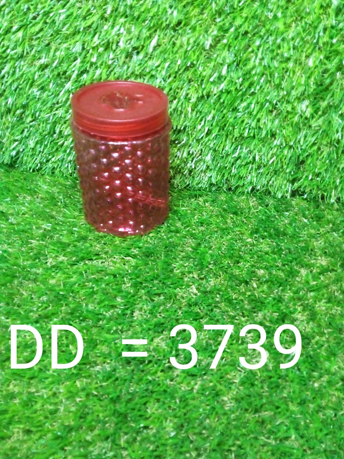 3739 Bubble Transparent Plastic Storage Jar 400ml (1Pc Only) DeoDap